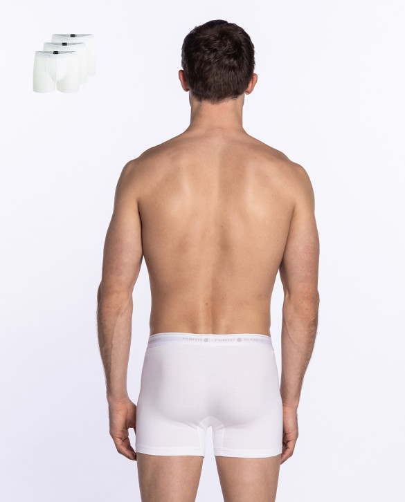 3-Pack Boxers, Basix Color White - 1 - 2