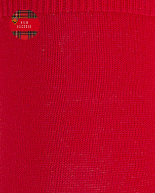Mitjons de Fil d'Escòcia llisos Color Vermell - 1 2
