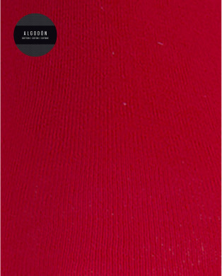 Leotardos de algodón lisos Color Rojo - 1 2