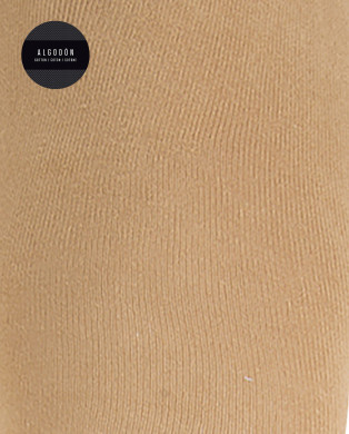 Plain cotton tights Color Beige - 1 2