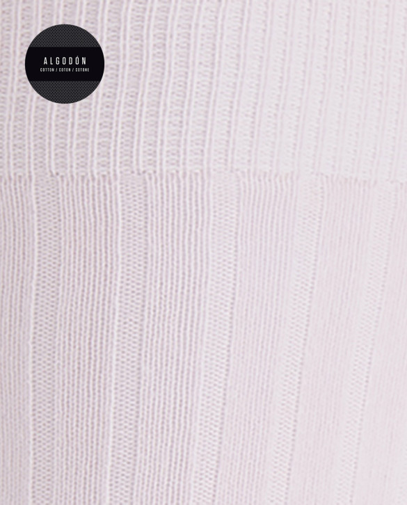 Ribbed cotton socks Color Pink - 1 - 2