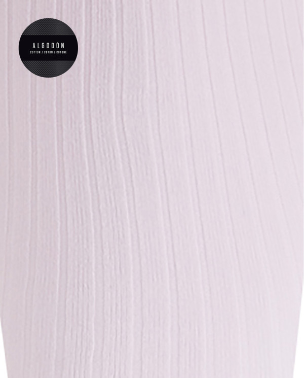 Ribbed cotton tights Color Pink - 1 - 2