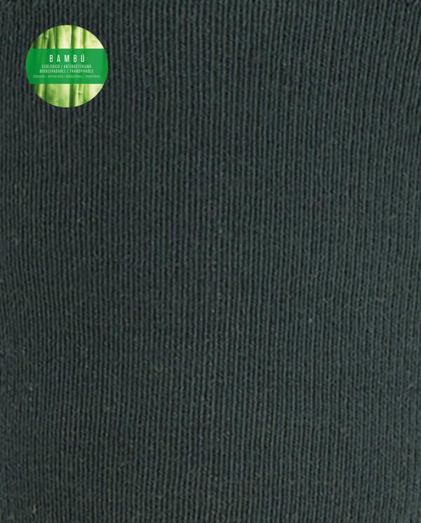 Plain bamboo socks Color Green - 1 - 2