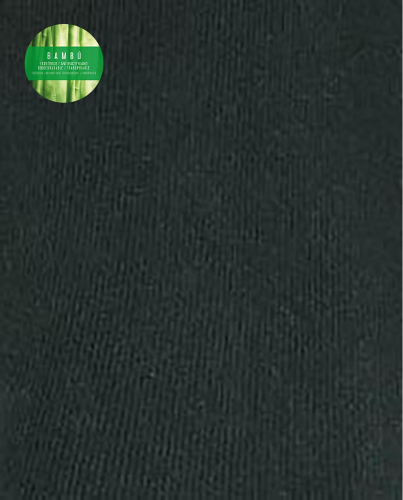 Leotardos de bambú lisos Color Verde - 1 - 2