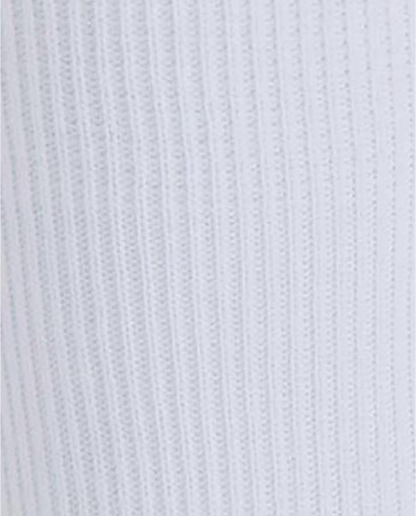 Ribbed hem socks Color White - 1 - 2