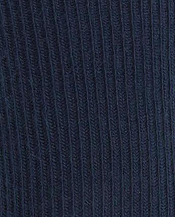 Ribbed hem socks Color Navy - 1 - 2