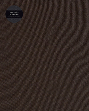 Chaussettes unies en coton mercerisé avec revers roulés Couleur Marron - 1 2
