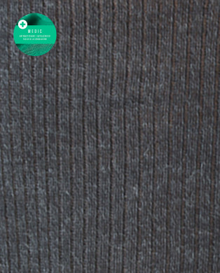 Calcetines de lana Super Merino de canalé - Medic Color Gris - 1 2