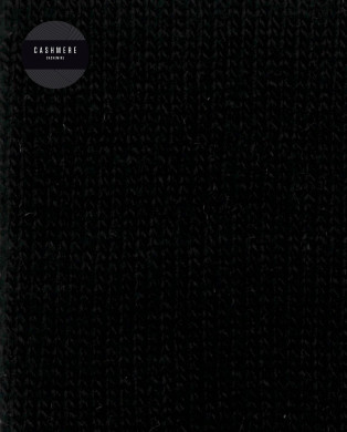 Calcetines de cashmere/lana - lisos - puño roulé Color Negro - 1 2