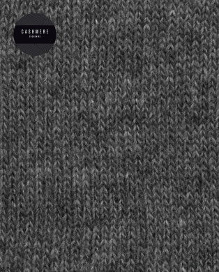 Chaussettes cachemire/laine - unies - revers roulé Couleur Gris - 1 2
