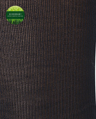 Chaussettes en fil côtelé - Déodorant Couleur Bleu marine - 1 2