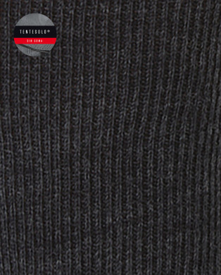 Calcetines de orlón de canalé - Tentesolo Color Gris - 1 2