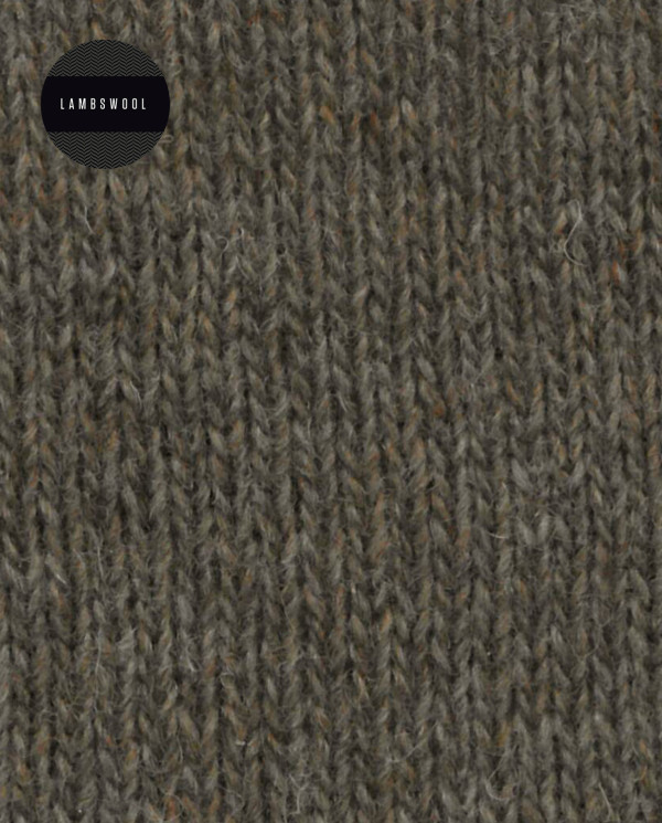 Mitjons de lambswool llisos Color MarrÓ - 1 - 2
