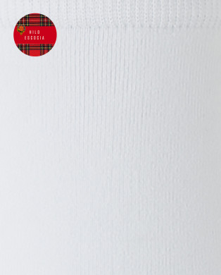 Plain Fil d'Écosse Socks Color White - 1 2