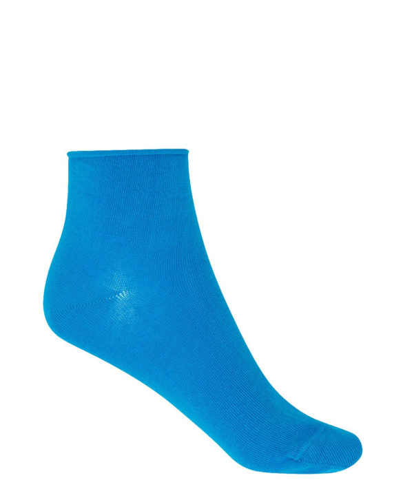 Calcetines de algodón - lisos - puño roulé Color Marino - 1