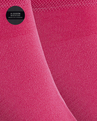 Pack de 2 calcetines tobilleros lisos - Banana Color Rosa - 1 2