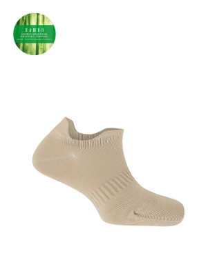 Calcetines de bambú con doble lengüeta Color Beige - 1