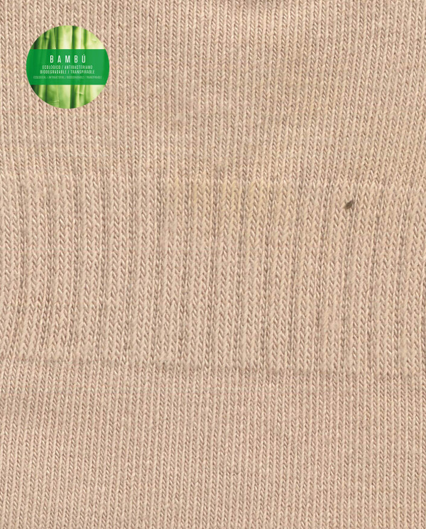 Mitjons de bambú amb doble llengüeta Color Beige - 1 - 2