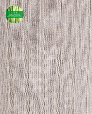 Mitjons de bambú de canalé - puny antipressió Color Beige - 1 2