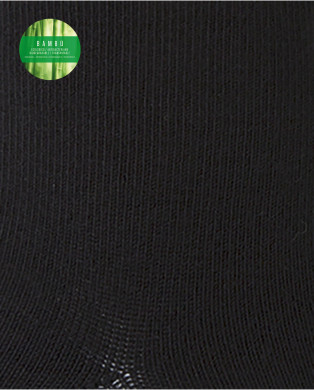 Plain bamboo socks Color Black - 1 2