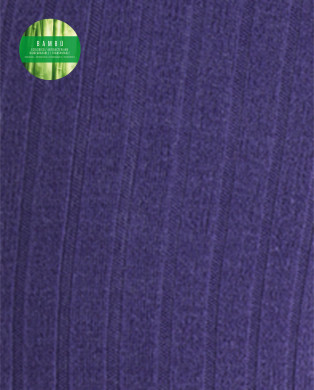 High Ribbed Knee High Bamboo Color Lilac - 1 2