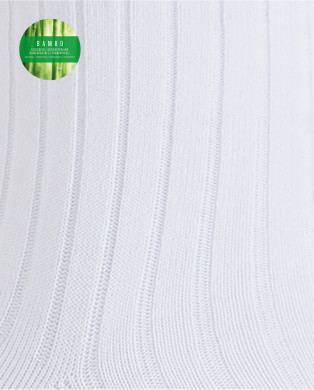 Mitjons de bambú de canalé - puny antipressió Color Blanc - 1 2
