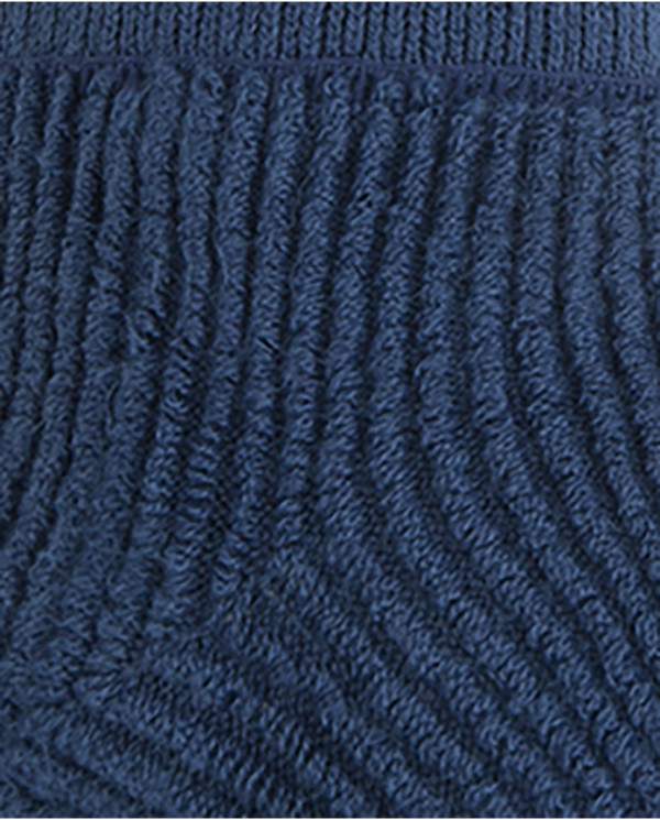 Chaussettes en acrylique avec boucle extérieure - Sweet Home Couleur Bleu - 1 - 2