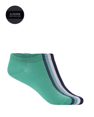 Pack de 5 mitjons de cotó llisos Color Assortit - 1