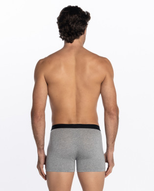 Supima and micromodal cotton boxer briefs - Luxury Color Grey - 1 2