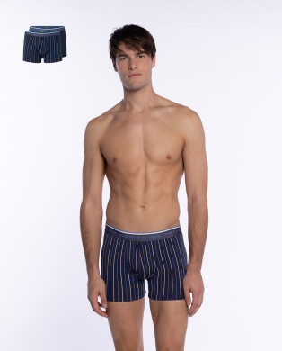 Pack of 2 modal and cotton boxers, Elegance Color Assorted - 1