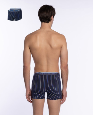Pack of 2 modal and cotton boxers, Elegance Color Assorted - 1 2