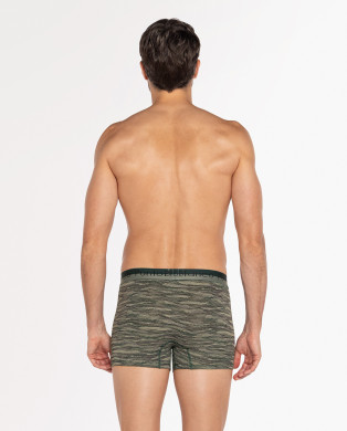2-pack bamboo and cotton boxers, Cartago Color Green - 1 2