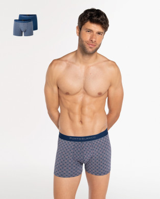 Pack de 2 bòxers de modal i cotó, Niça Color MarÍ - 1