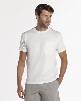T-shirt manches courtes, Basix Couleur Blanc - 1