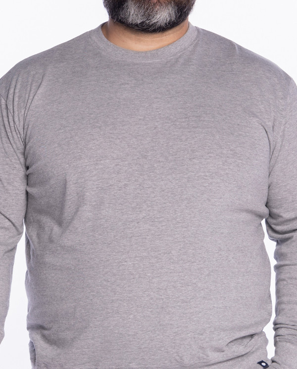 Long organic cotton pajamas, Organix Color Grey - 1 - 2 - 3 TALLA PLUS - 4 - 5