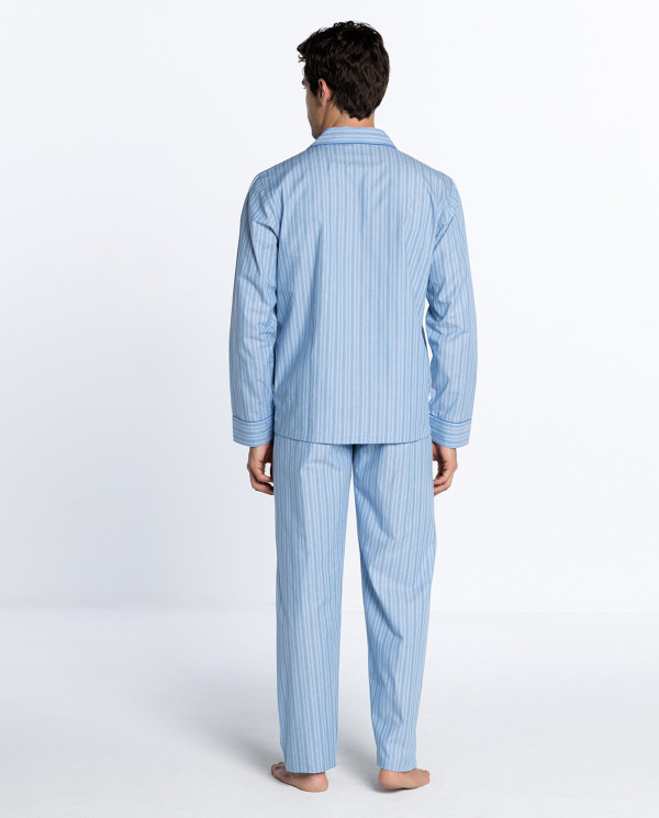 Ensemble long, Bedwear, Oliver Couleur Bleu - 1 - 2
