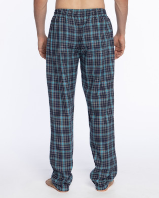 Pantalon long viella en coton, Basix Couleur Bleu marine - 1 2