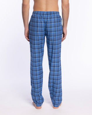 Pantalons llargs de viella en cotó, Basix Color MarÍ - 1 2