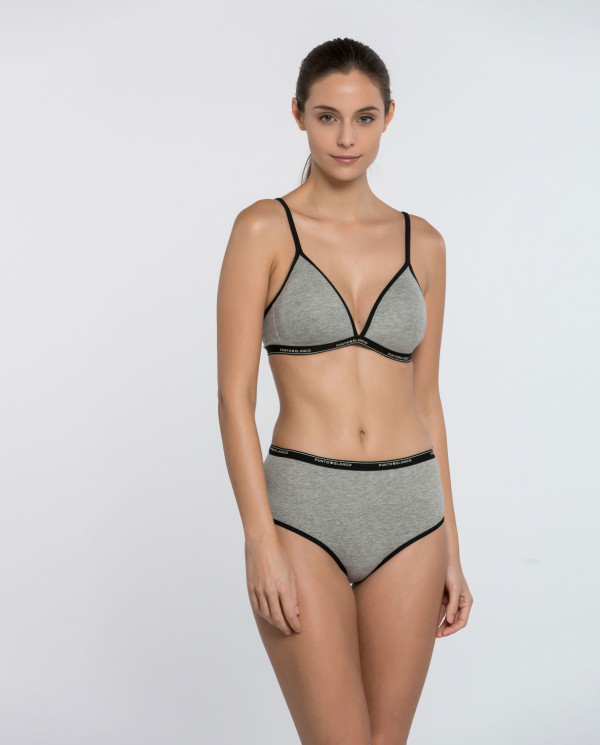 Brief alt Basix Color Gris - 1 - 2 - 3 - 4