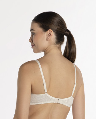Soutien-gorge sans mousse ni armature Urban Lace Couleur Gris - 1 2