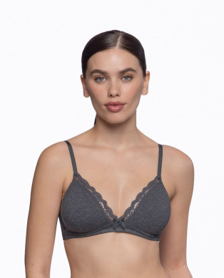 Urban Lace triangle braen dentelle Urban Lace Color Grey - 1