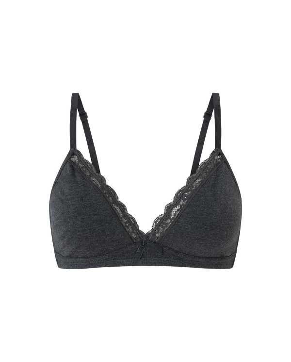 Soutien-gorge sans mousse ni armature Urban Lace Couleur Gris fonce - 1 - 2 - 3 - 4 - 5