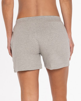 Pantalón corto de algodón elástico, Basix Color Gris - 1 2