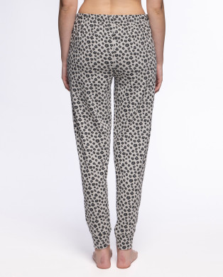 Pantalón estampado, Basix Color Gris - 1 2