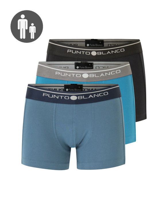 Pack 3 Boxers Basix. Couleur Assorti - 1