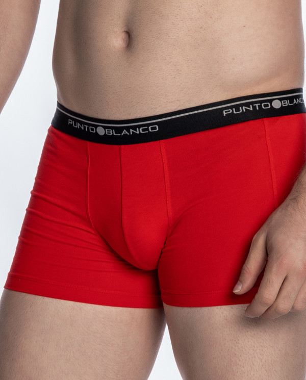 Boxer, Basix Color Red - 1 - 2 - 3