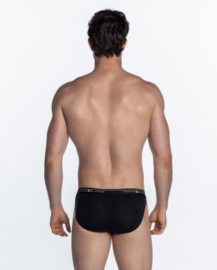 Slip Bikini Basix Couleur Noir - 1 2