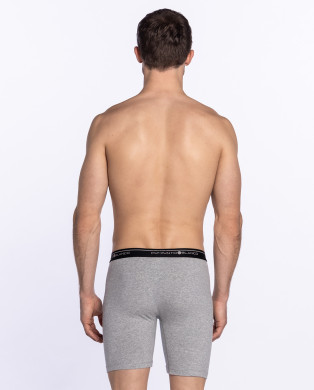 Bòxer ciclista Basix Color Gris - 1 2