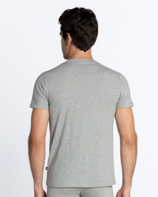 Camiseta manga corta, Basix Color Gris - 1 2