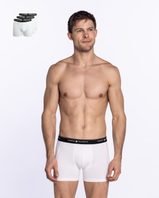 Lot de 3 boxers, Basix Couleur Blanc - 1